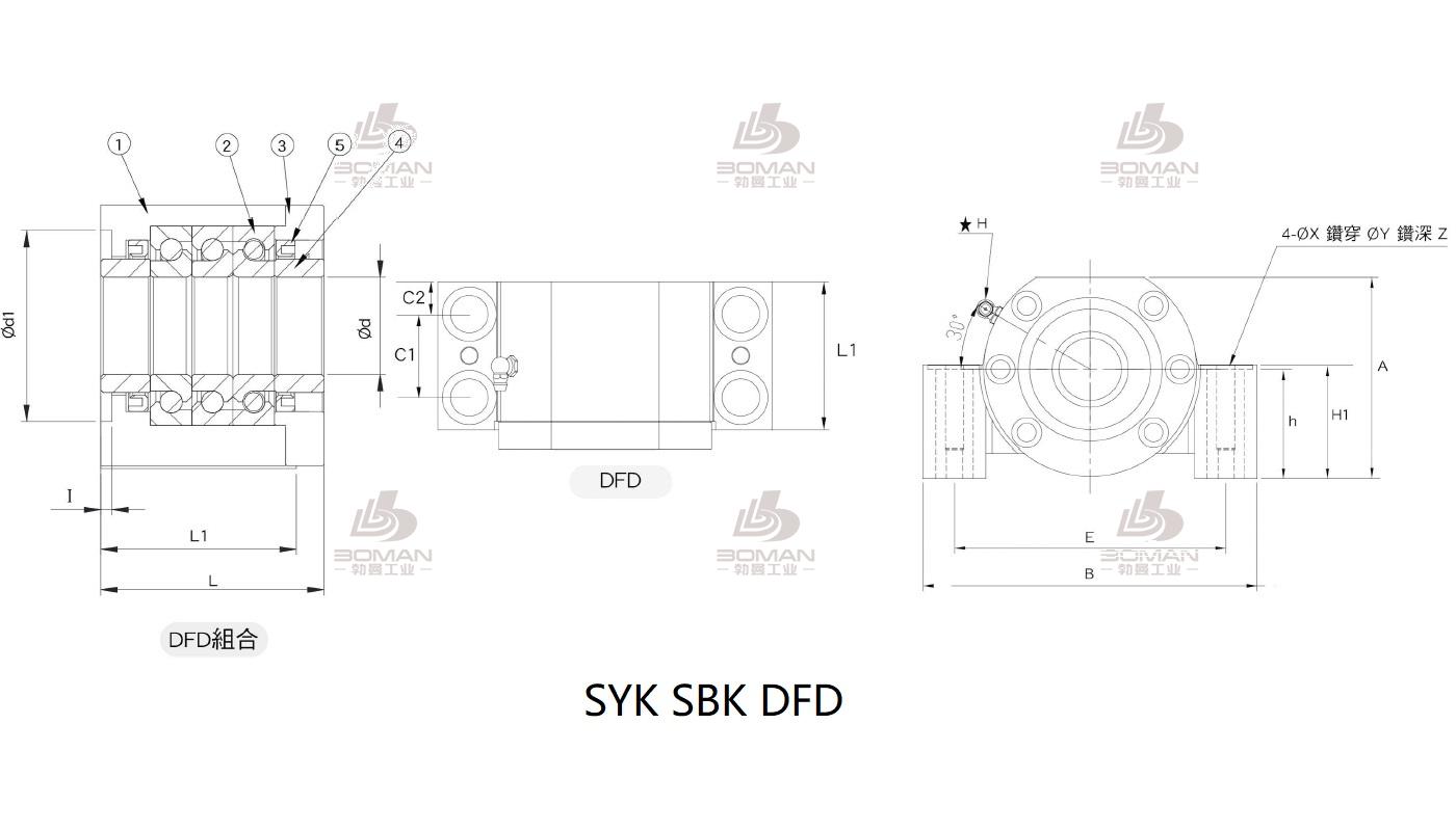 SYK MBCE15M-EP syk品牌丝杆支撑座生产厂家